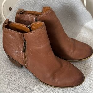 Lucky Brand Basel Leather Ankle Booties